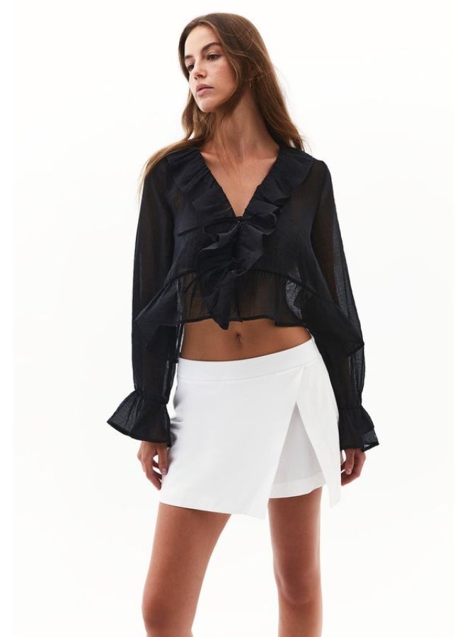OXXO Ruffled Blouse - Image 3